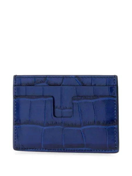 Portofel Tom Ford din piele albastru