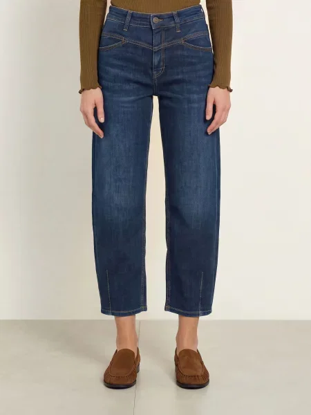 Cambio Jeansy Typu Barrel Elin blau