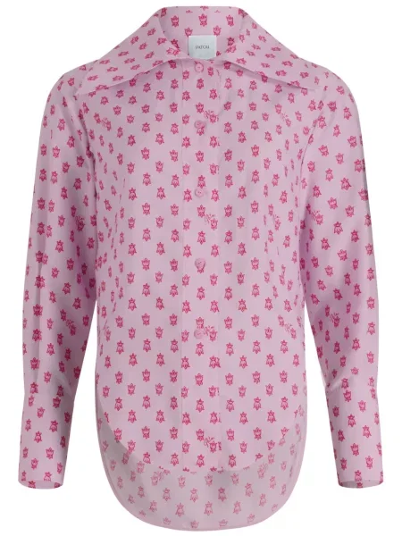 Koszula Patou z nadrukiem różowa