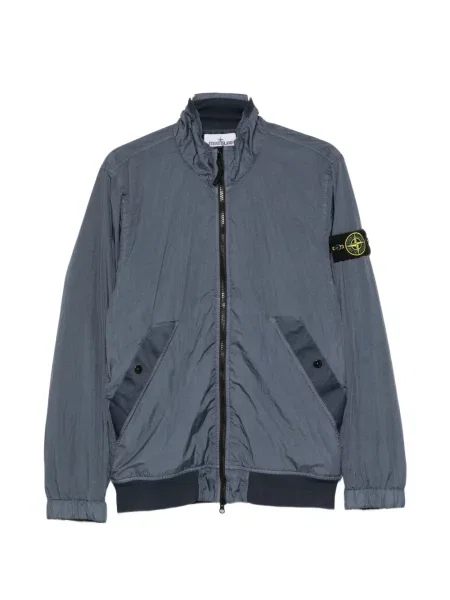 Geacă Stone Island cu strasuri albastru
