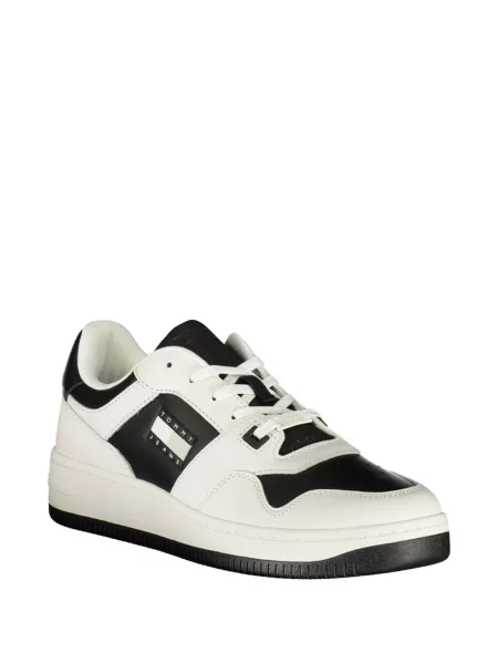 Sneakerși Tommy Hilfiger cu autograf alb