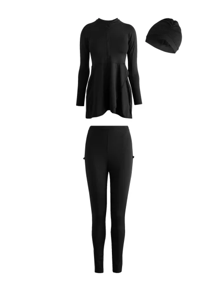 Next Costum de baie întreg negru