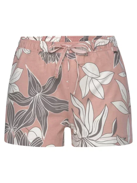 LASCANA Pantaloni de pijama gri taupe / roz pal alb