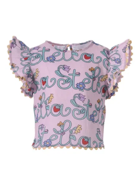 Top dziecięcy Stella Mccartney różowy