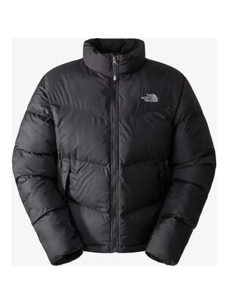 Kurtka The North Face Saikuru w kolorze czarno-białym z logo XS czarna