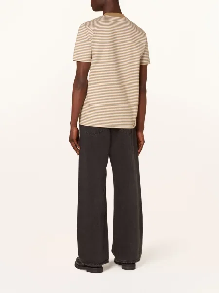Fred Perry Tričko béžová bílá