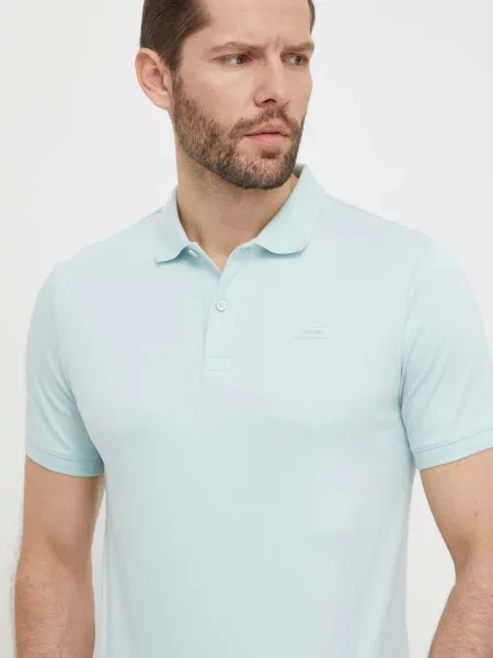 Calvin Klein póló sima zöld