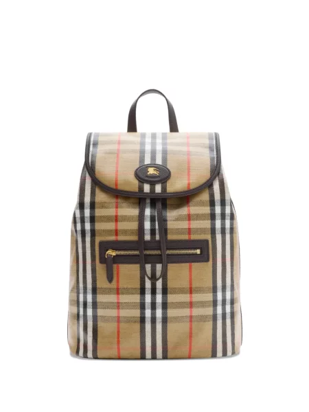 Kožni ruksak Burberry karirani