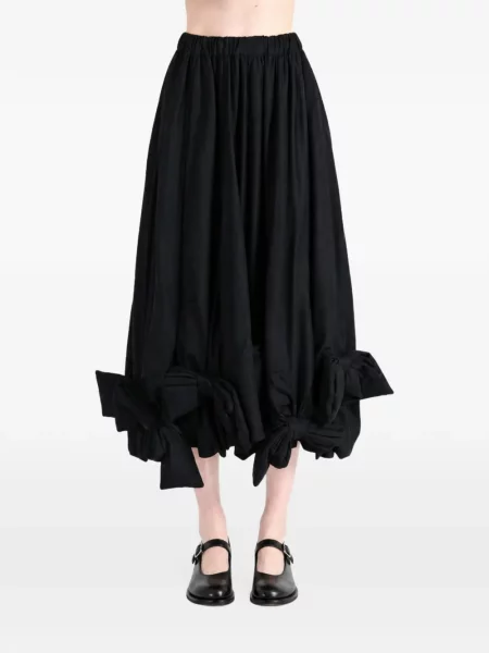 Fustă midi Noir Kei Ninomiya negru