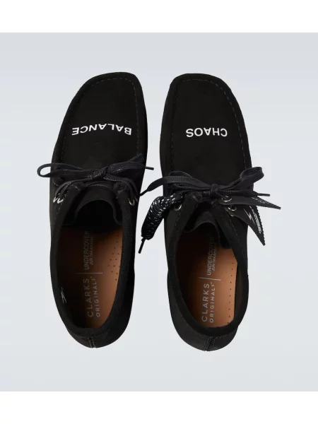 Szarvasbőr bokacsizma Clarks Originals fekete