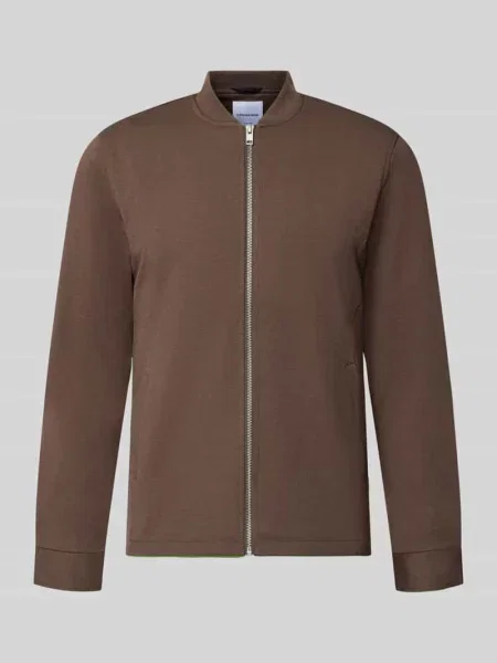 Bluza rozpinana o kroju slim fit ze stójką Lindbergh