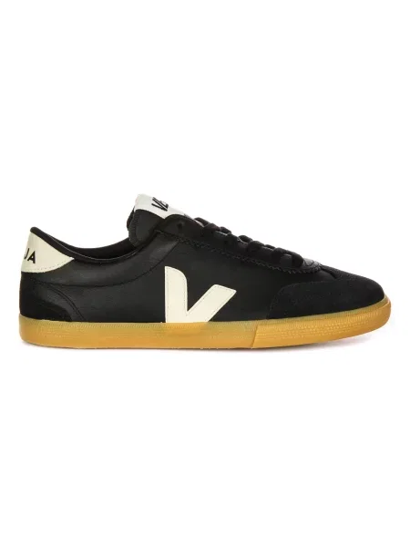 Sneakersy Veja Volley skórzane czarne