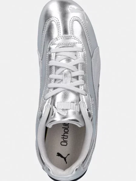 Шкіряні кросівки Puma Speedcat Silver срібні