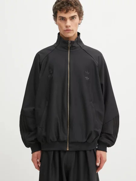 Adidas Originals bluza Wc Twill Trackj gładka czarny