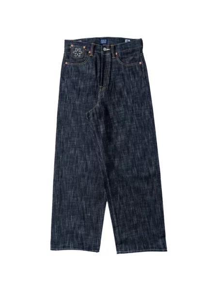 Blugi cu picior larg Nbdn Denim albastru