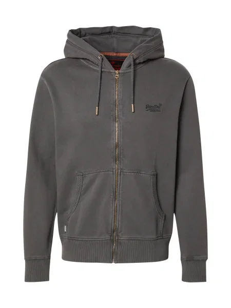 Superdry Hanorac Essential auriu / verde închis negru
