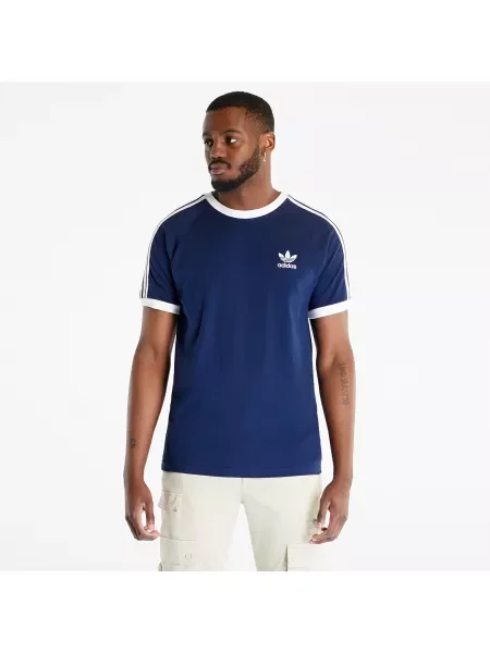 Тениска adidas Originals Adicolor Classics с десен тъмносиньо