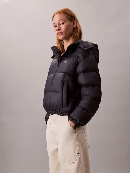 Calvin Klein Jeans Prechodná bunda ESSENTIAL tmavomodrá