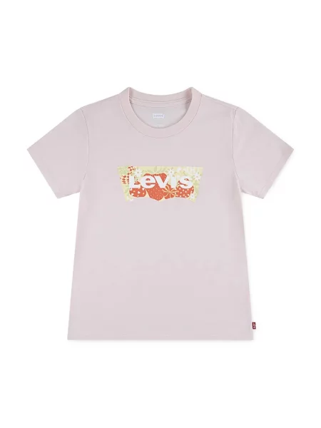 Levi's tričko STRAWBERRY SS BATWING TEE růžové