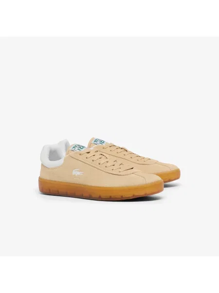 Lacoste Zamszowe Sneakersy Baseshot beżowy