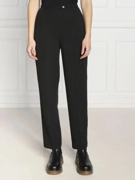 Samsøe Samsøe Pantaloni | Relaxed fit negru