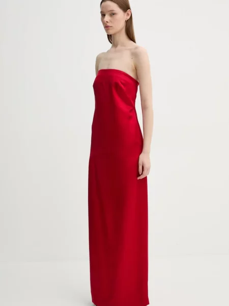 A.L.C. rochie rosu maxi evazati