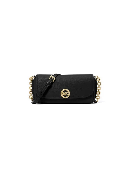 Michael Kors De piele geantă poștaș NOLITA negru