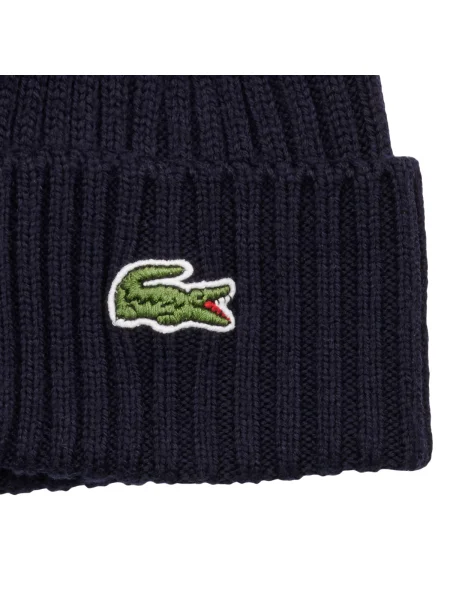 Căciulă Lacoste de lână albastru