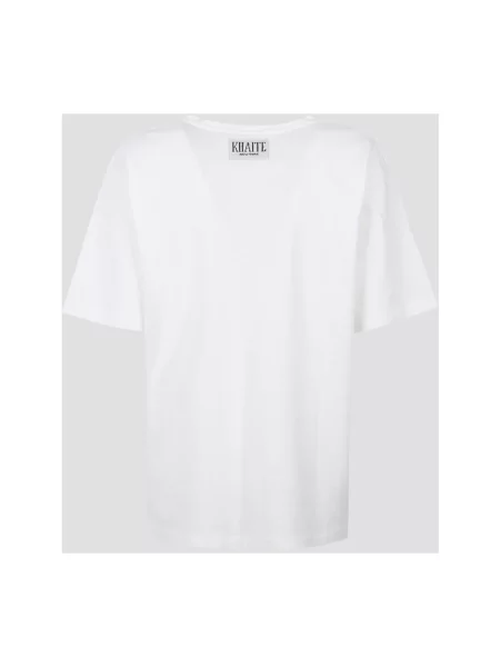 Krótka koszulka Pt Torino z krótkim rękawem biała