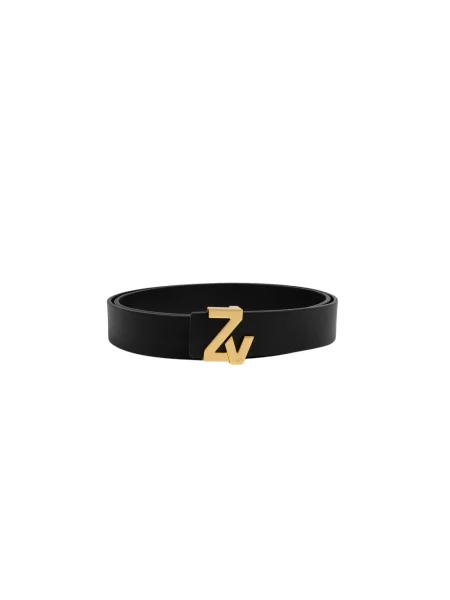 Pasek Zadig & Voltaire z paskiem czarny
