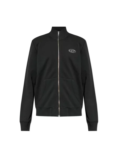 Bluza rozpinana Diesel czarna