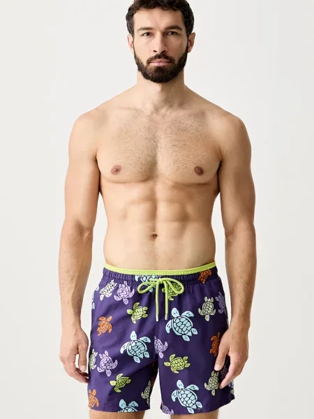 Vilebrequin pantaloni scurți de baie pentru bărbați MOKA violet