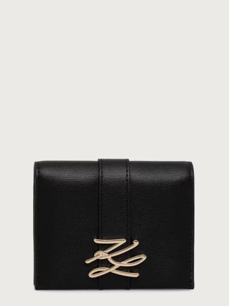 Karl Lagerfeld etui za kartice črna