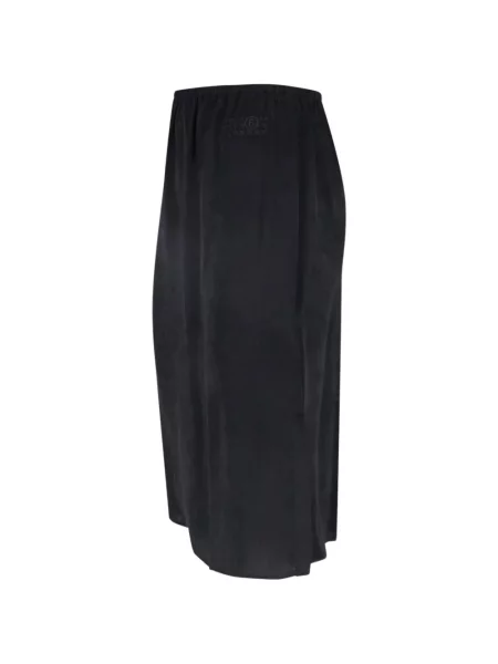 Fustă midi Mm6 Maison Margiela cu imagine negru
