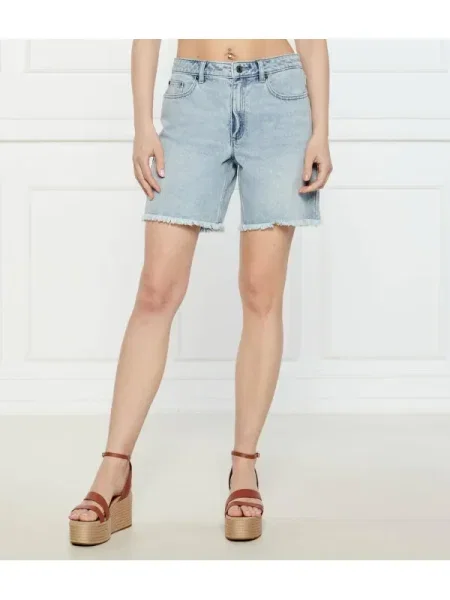 Michael Kors De blugi pantaloni scurți | Boyfriend fit albastru