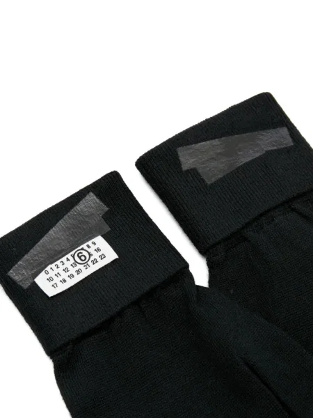 Mănuși Mm6 Maison Margiela negru
