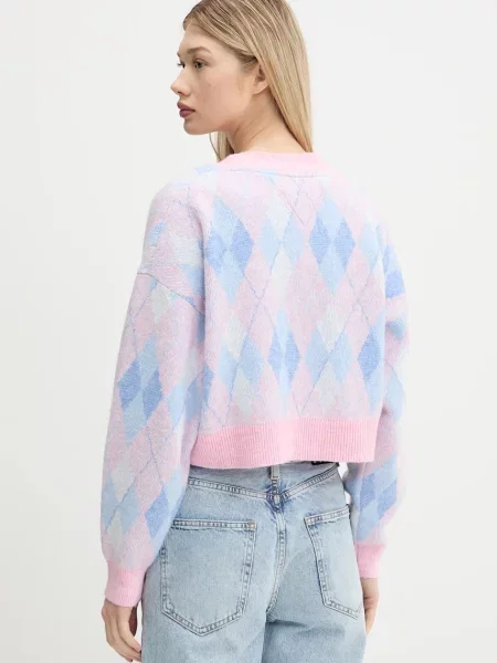 Kardigan Tommy Jeans dámský modrá