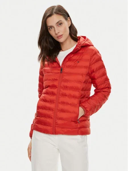 Puhovka Tommy Hilfiger rdeča