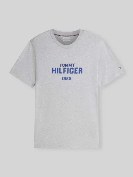 T-shirt o kroju regular fit z czystej bawełny Tommy Hilfiger