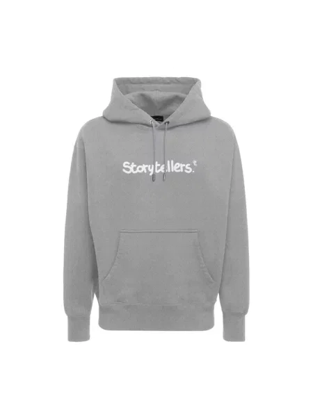 Bluza z kapturem Throwback z kapturem casual szara