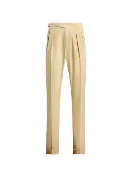 Pantaloni Ralph Lauren Purple Label de catifea cord violet