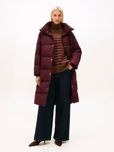 Tommy Hilfiger Palton de iarnă Vișiniu bordo