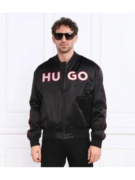 HUGO Geacă bomber negru