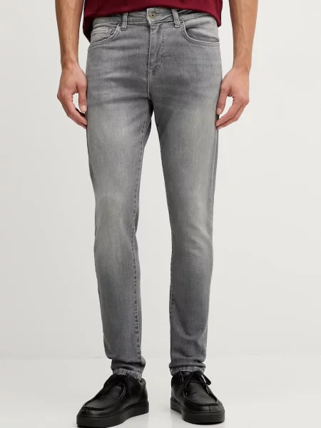Дънки Pepe Jeans мъжки сиво