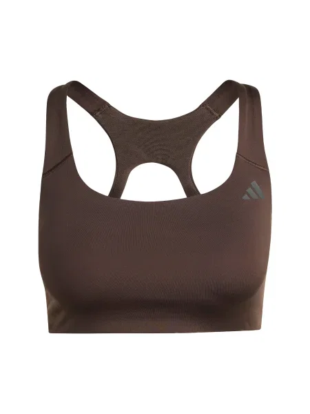ADIDAS PERFORMANCE Αθλητικό σουτιέν Optime σκούρο καφέ