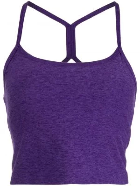 Top Beyond Yoga o krotszym kroju fioletowy