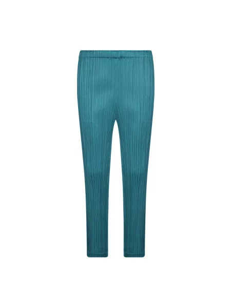 Spodnie Issey Miyake zielone