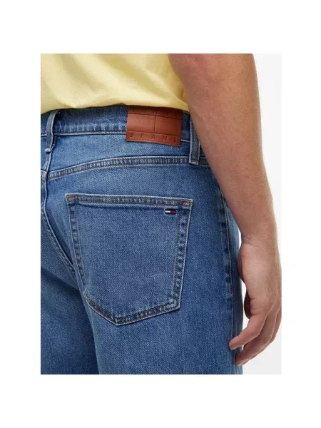 Blugi drepți Tommy Jeans albastru