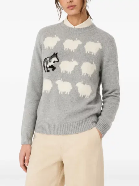 Pulover Weekend Max Mara de lână gri