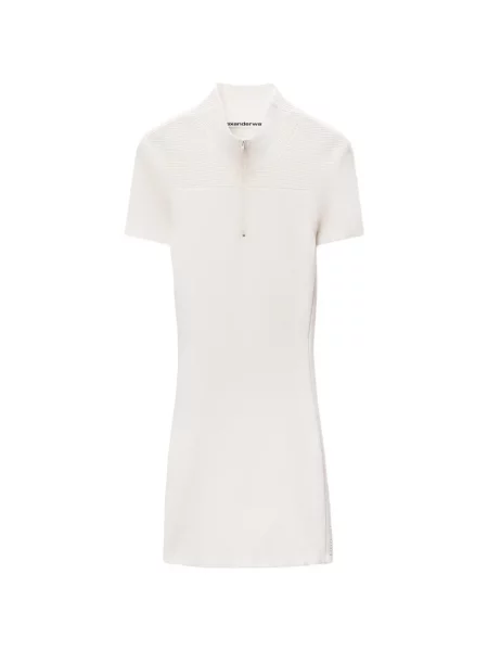 Rochie mini Alexander Wang cu autograf alb